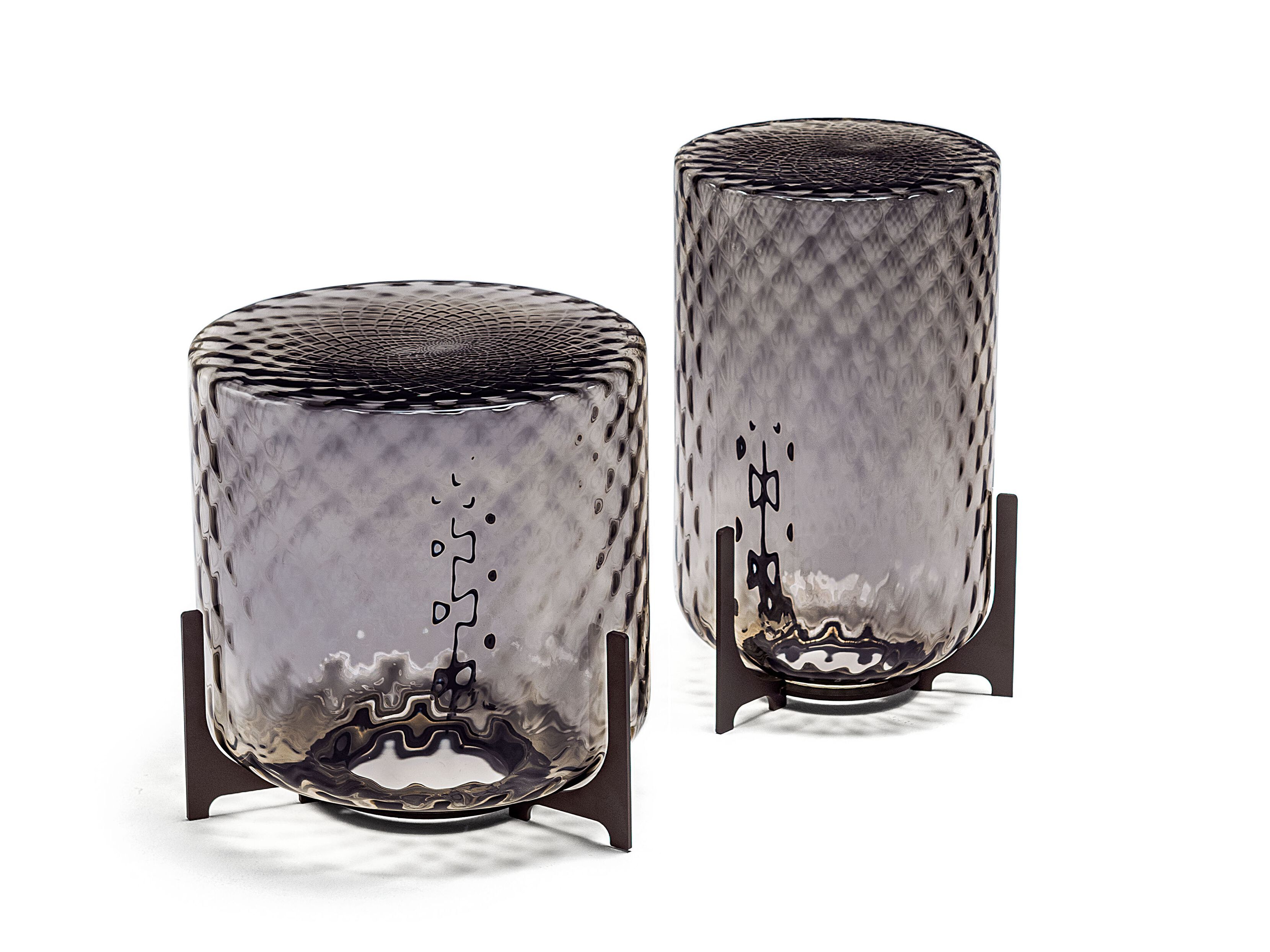 Круглый журнальный столик из дутого стекла Cattelan italia DODO ARCH-00008600