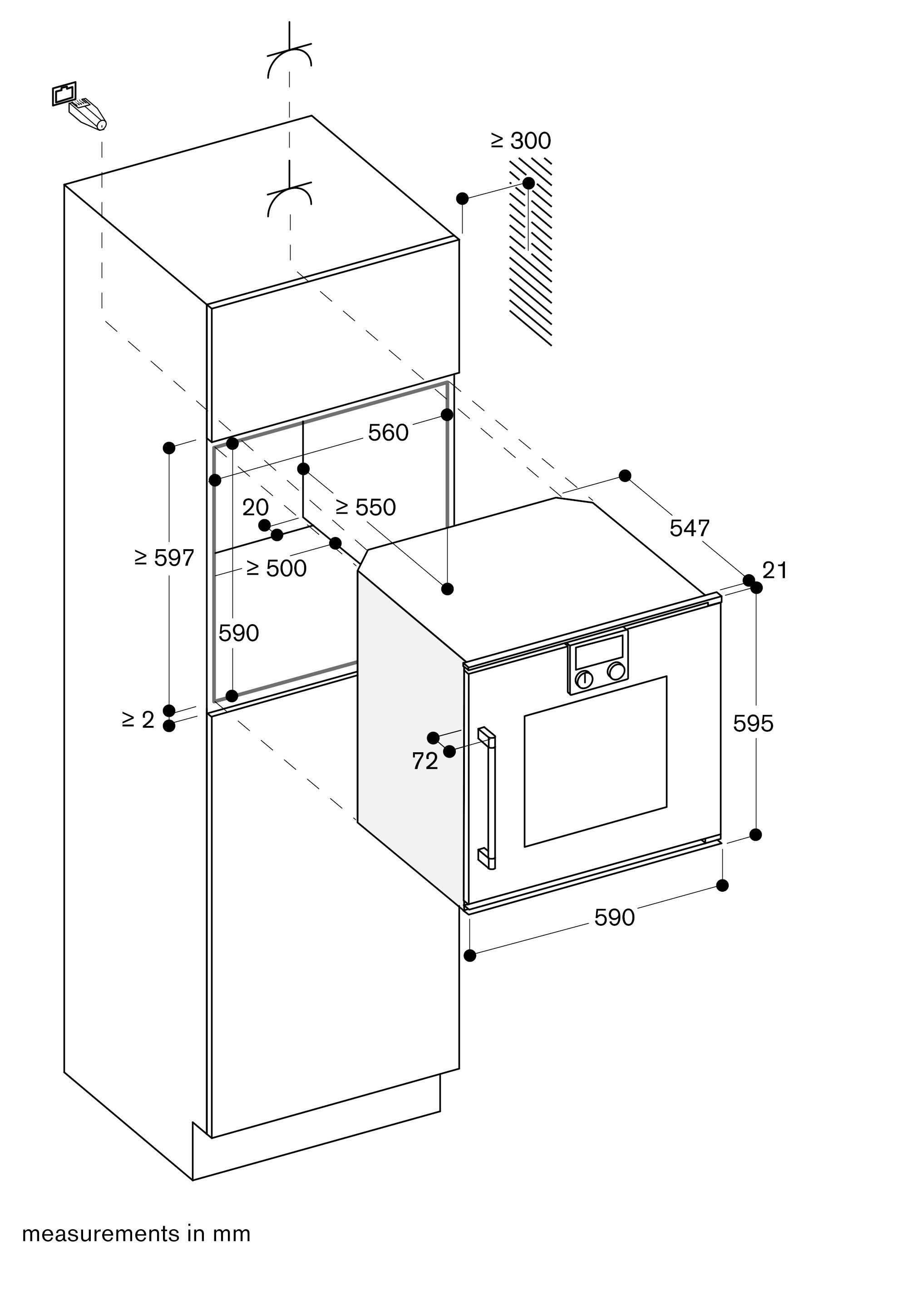 Электрическая встраиваемая печь класса а GAGGENAU серия 200 ARCH-00115876 - Вид №2