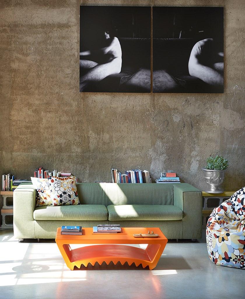 SLIDE Прямоугольный журнальный столик из полиэтилена Tac sun-id-1348258 - Вид №2