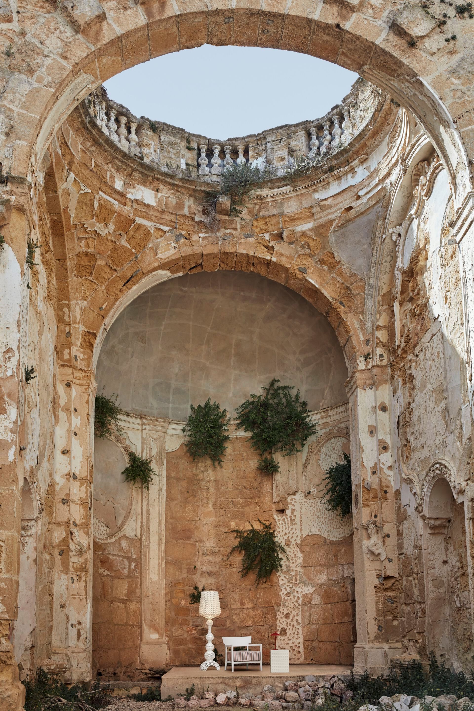 Низкий садовый стул из инженерного пластика Kartell EUR ARCH-00009396 - Вид №4