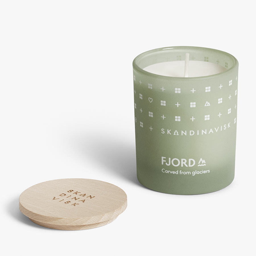 SK20201 Свеча ароматическая fjord с крышкой, 65 г (новая) S K A N D I N A V I S K  - Вид №5