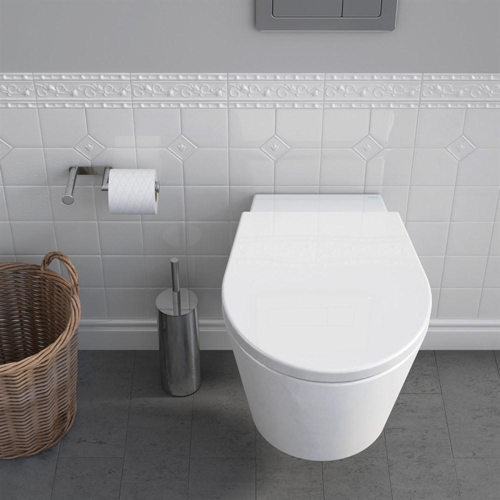 S10069418100000;S80006761800000 Подвесной унитаз настенный Белый Sanitana Glam Португалия - Вид №2