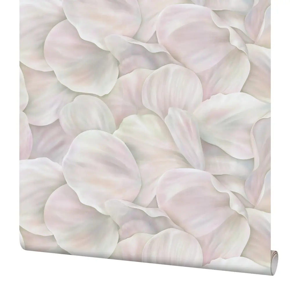 Palitra Home Обои флизелиновые Lepestok с растительным орнаментом в зеленых тонах 89426877 STLM-1572008