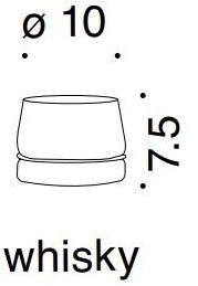 Danese Milano Выдувной хрустальный бокал для виски Ovio Dc6002b09  - Вид №6