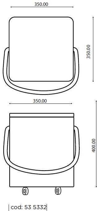 PAOLELLI GARDEN Табурет из бетона Cimento 53 5332 - Вид №3