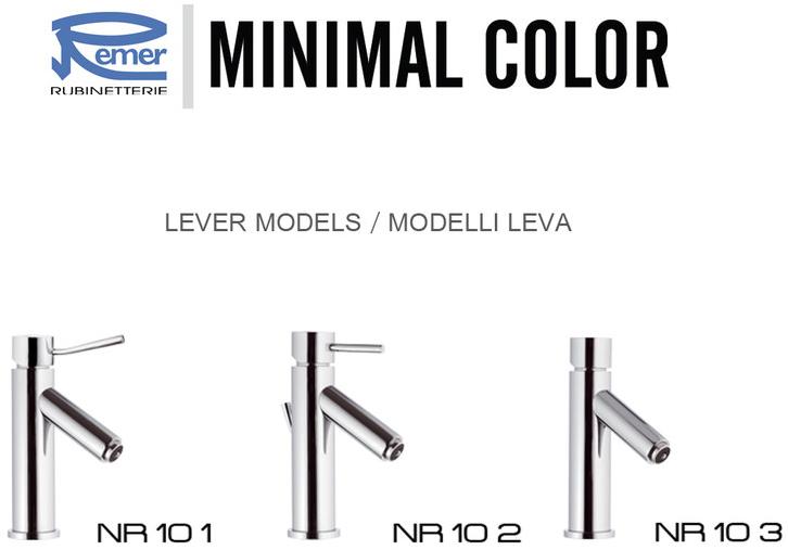 Remer Rubinetterie Смеситель для биде со светодиодной панелью из хромированной латуни Minimal color Nr 20 2 - Вид №1