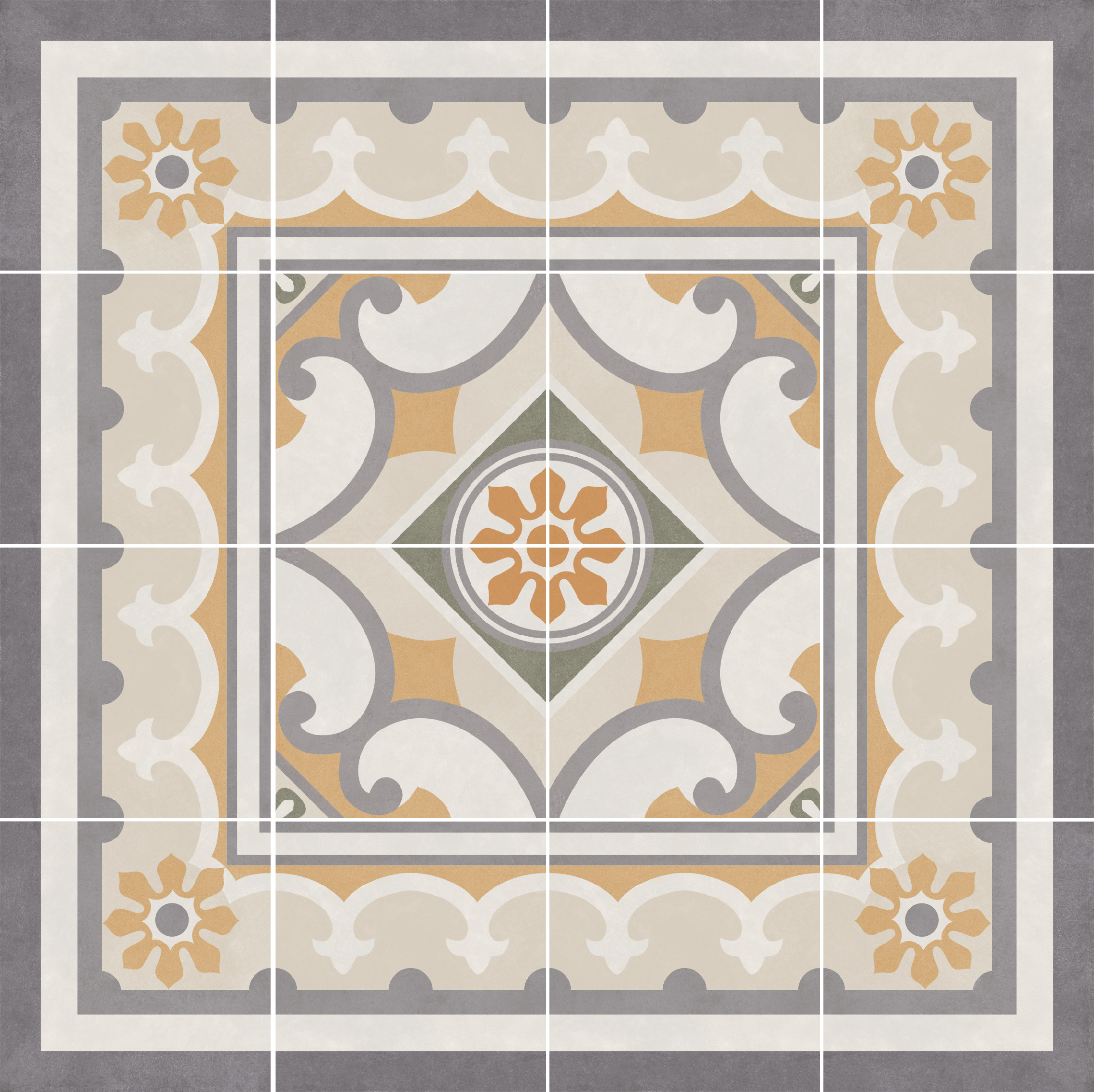 Chalet Chic Border: Элегантность в каждом квадрате STP-ST95 INCOLOR - Вид №1