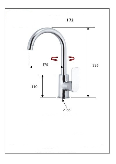 Смеситель для кухни Remer i72 i72 114327 - Вид №1