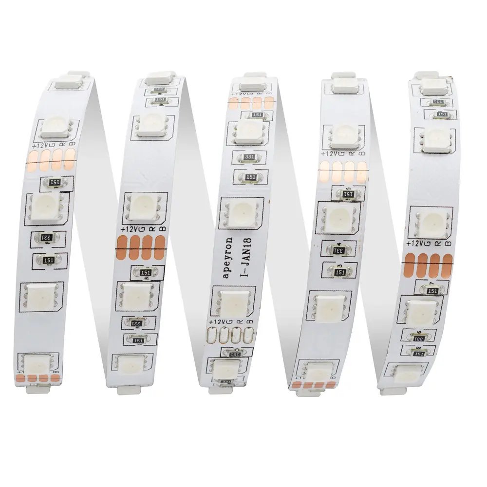 Светодиодная лента SMD 5050 60 диод/14.4 Вт/м 12 В 10 мм IP20 RGB 82602865 STLM-2125986 APEYRON  - Вид №5