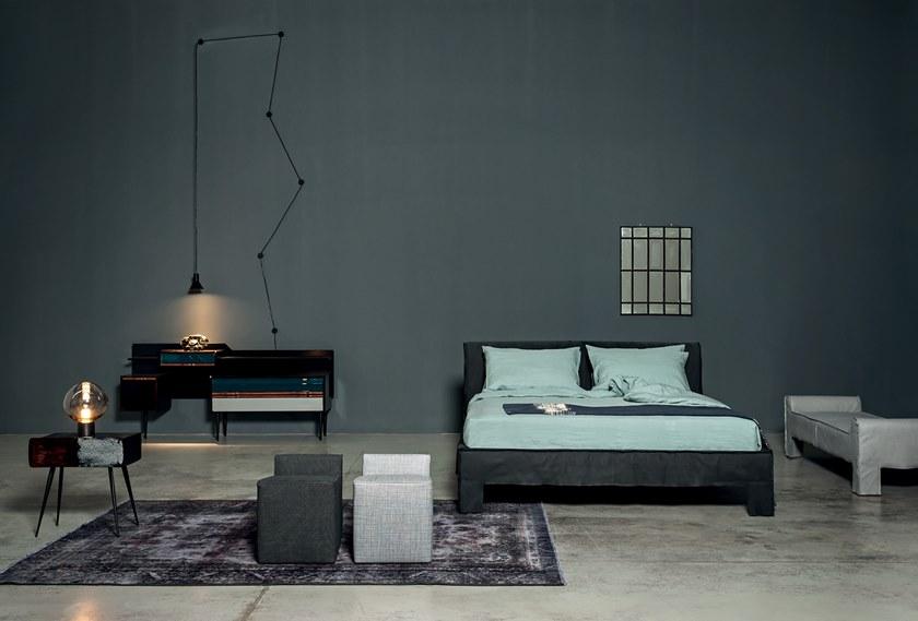 BAXTER Кожаная кровать с мягким изголовьем Summer sun-id-1430934 - Вид №2