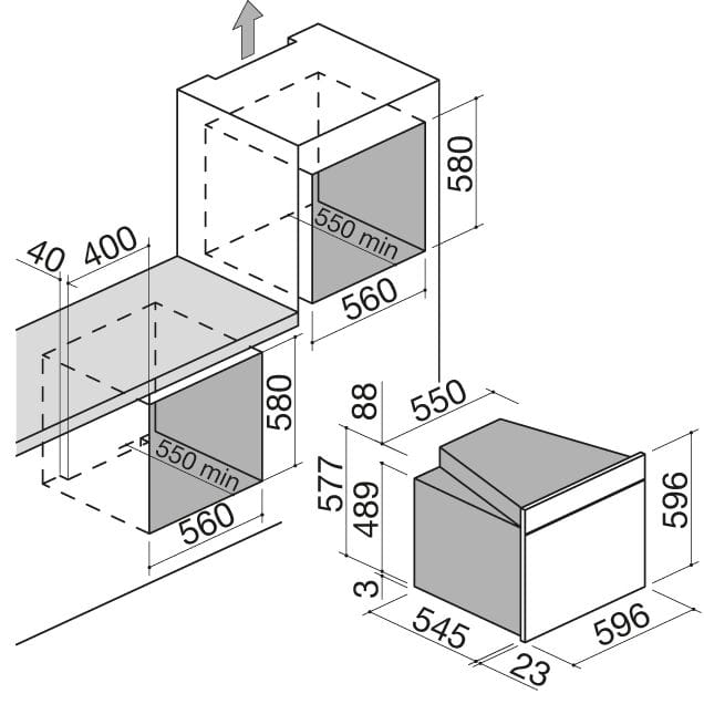 Встраиваемая печь из нержавеющей стали Barazza Icon One ARCH-00089720 - Вид №2