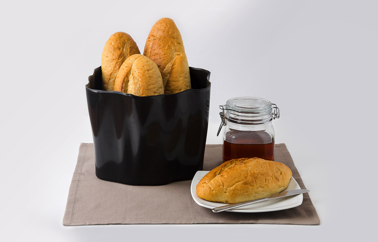 QL10142-BK Органайзер flow средний черный Qualy  - Вид №1