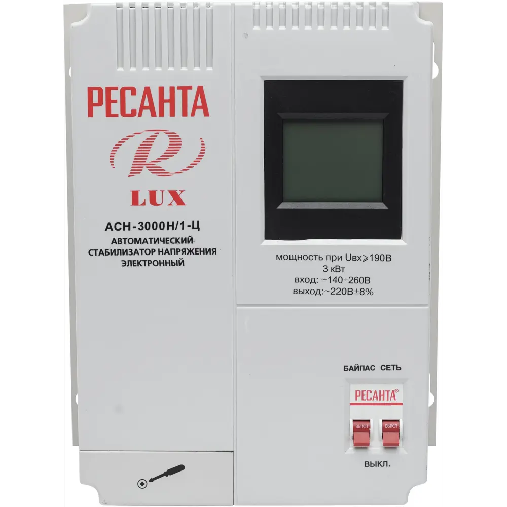 Стабилизатор напряжения Ресанта АСН- 3 000Н/1-Ц 3 кВт 84986118 STLM-2098693  - Вид №2