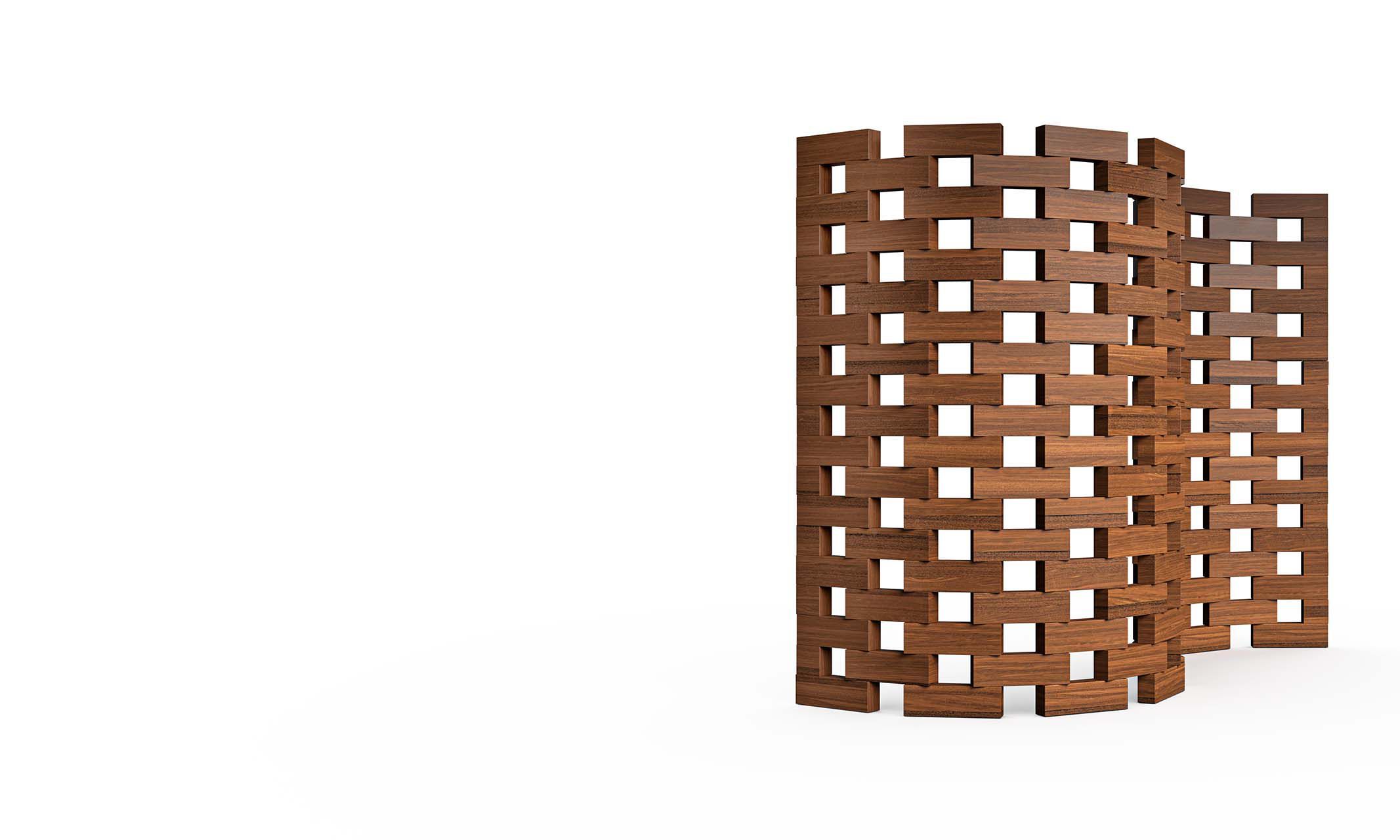 Ширма из красного дерева Exteta Zen Line ARCH-00070910 - Вид №1