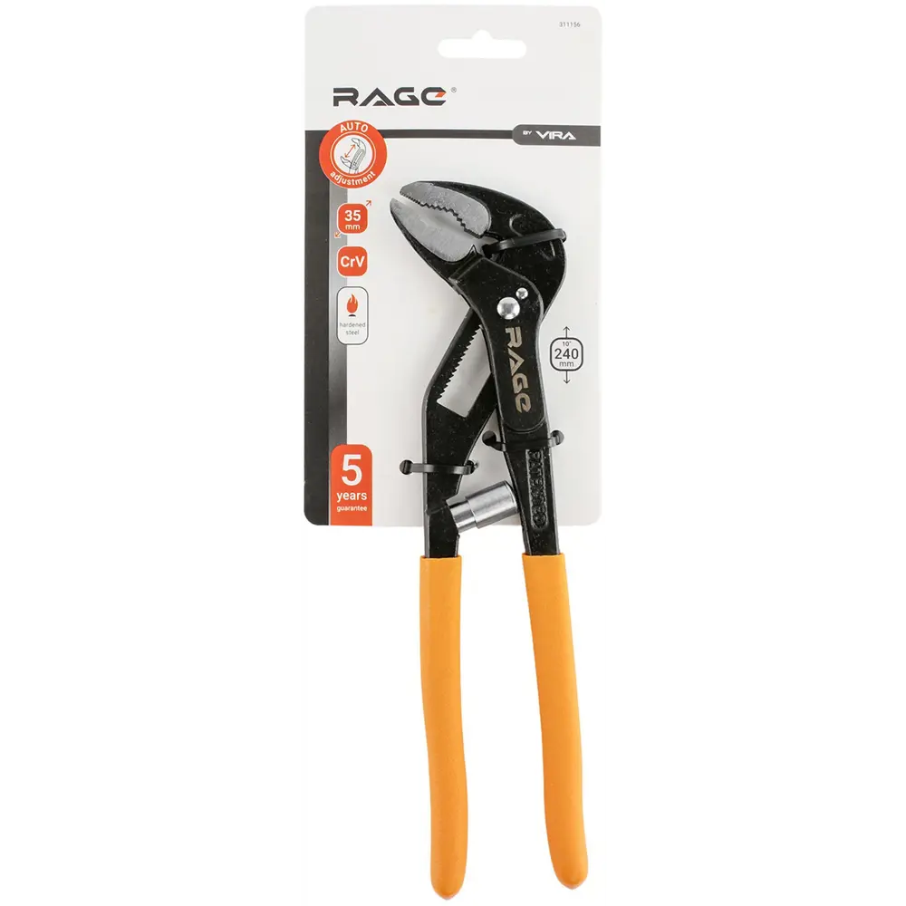 Клещи переставные RAGE Autofix 311156 с автофиксацией, захват 35 мм 89319794 STLM-1515905 - Вид №5