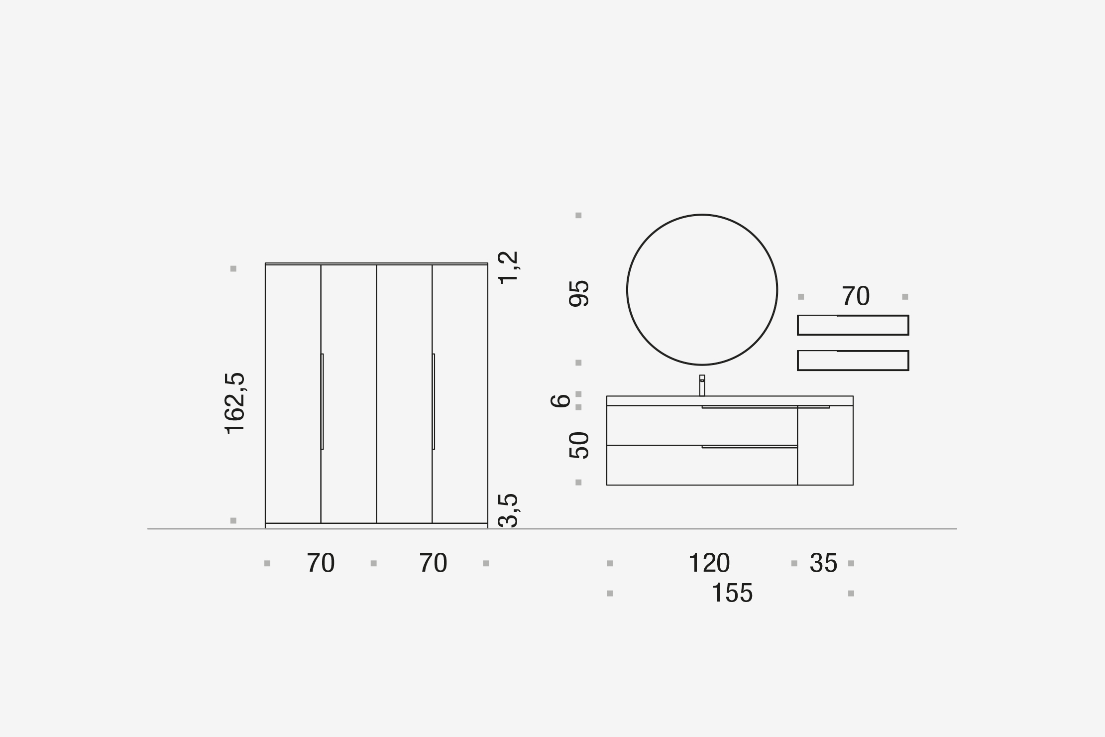 Комплект мебели 64 Arcom Pollock STARC142 - Вид №4