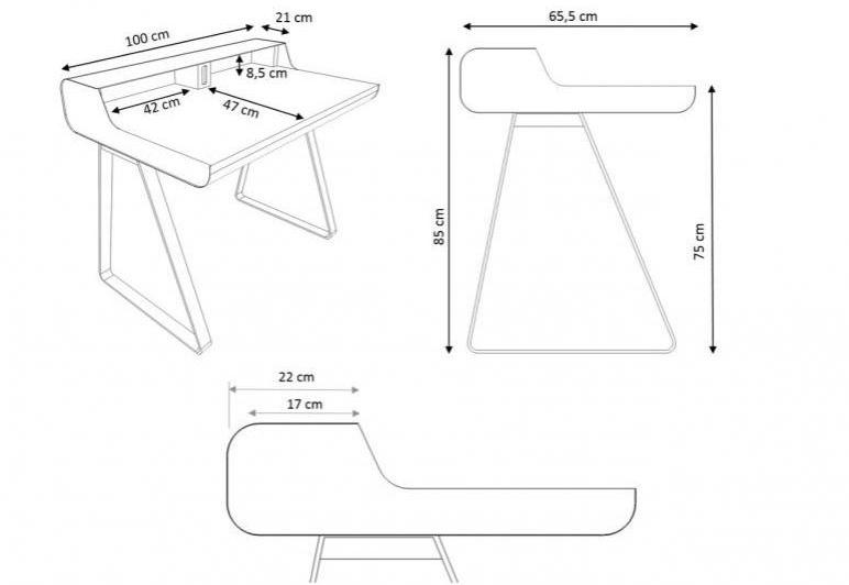 müller möbelfabrikation Письменный стол из линолеума с ящиками  Ps10  - Вид №10