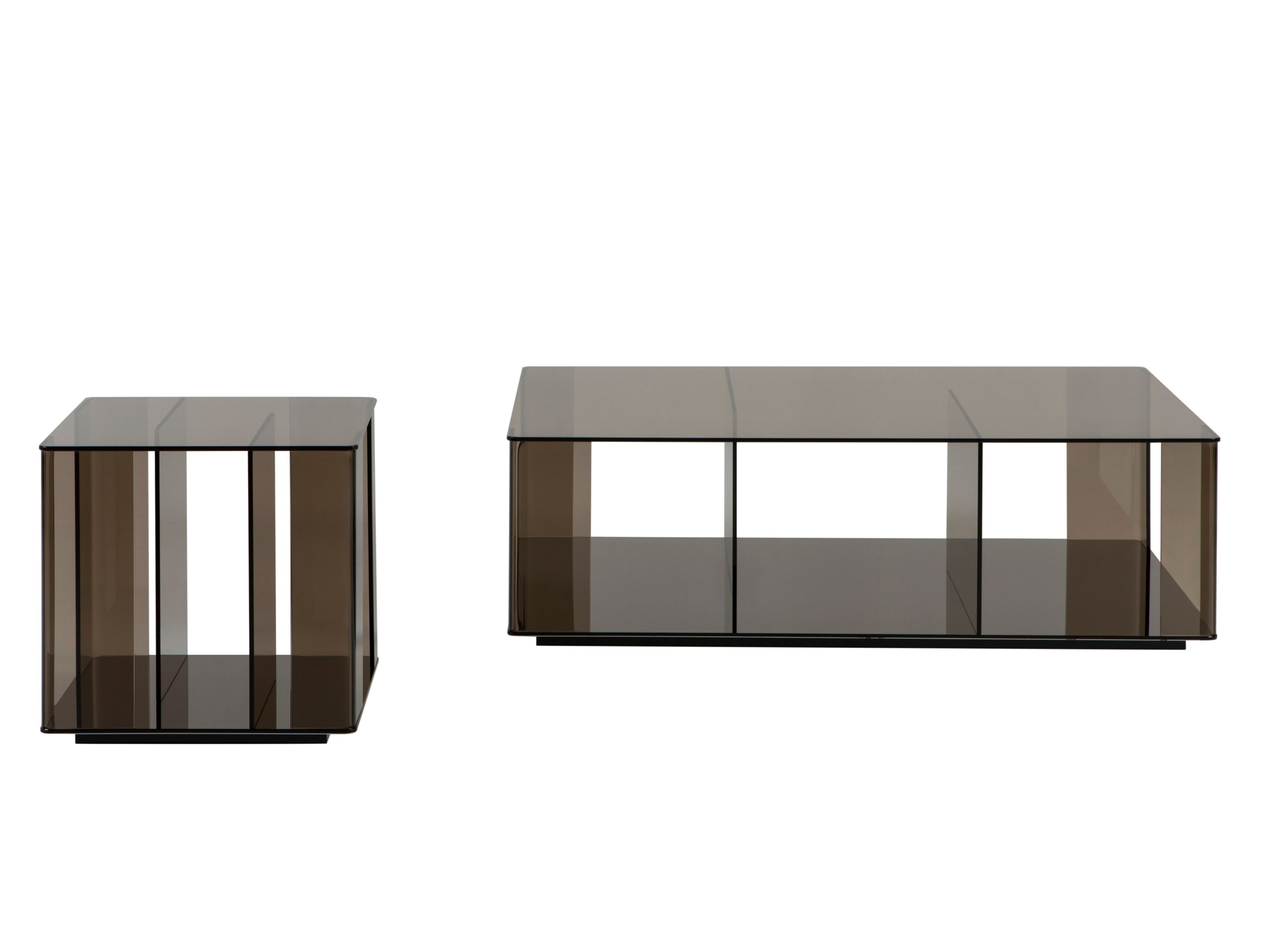 Стеклянный низкий квадратный журнальный столик Tonin Casa DEDALO ARCH-00050685 - Вид №2