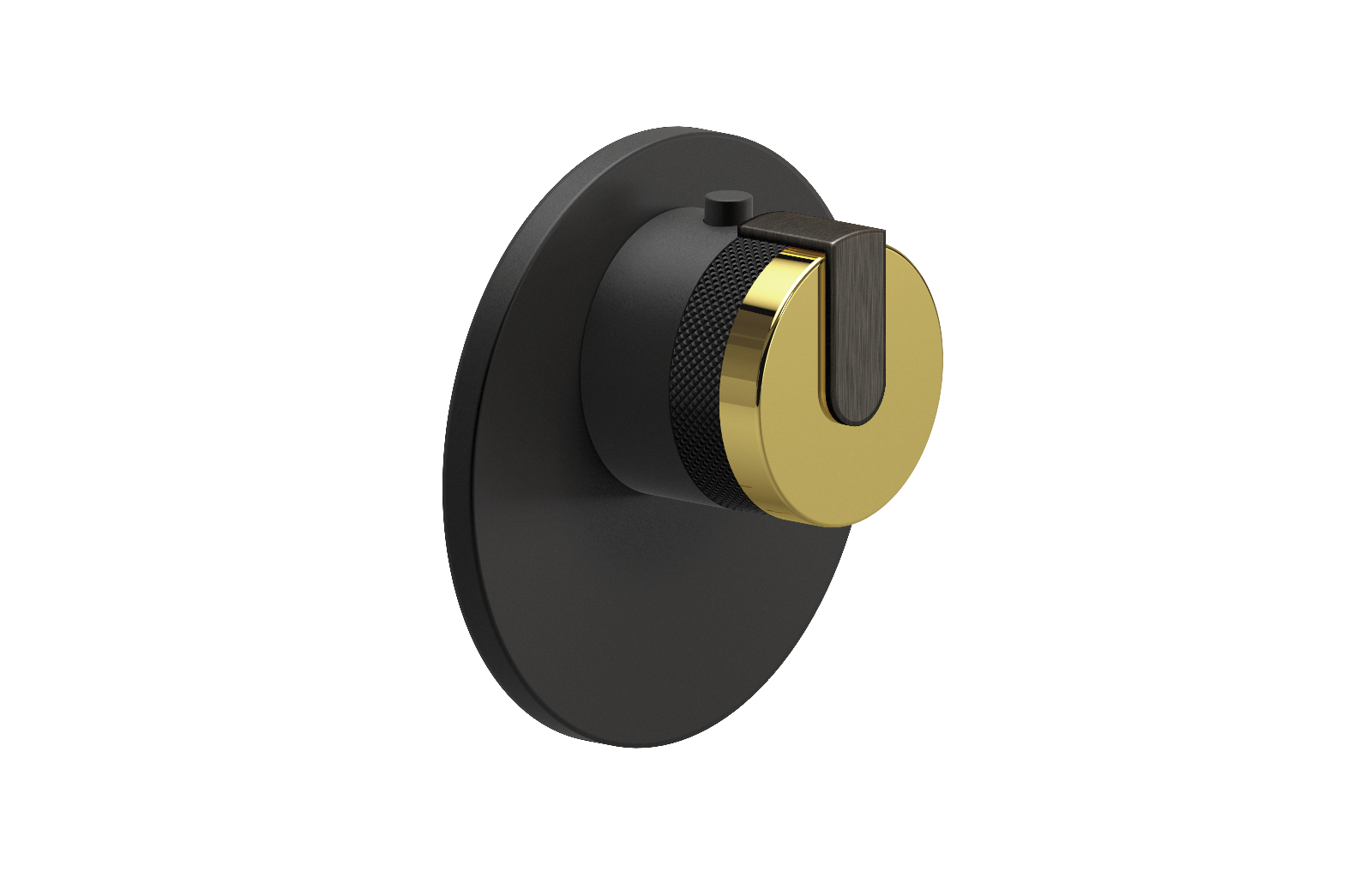 E-8027-R1AUE-L1BOX-MBK-T Термостатический переключатель 3/4-Внешняя часть GRAFF MOD+