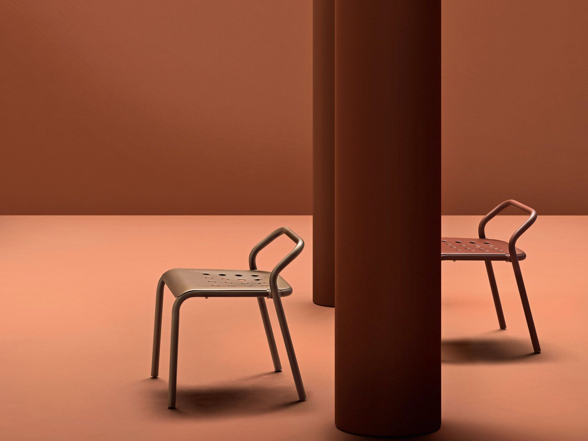 Алюминиевый штабелируемый садовый стул Varaschin ARCH-00130730 - Вид №9