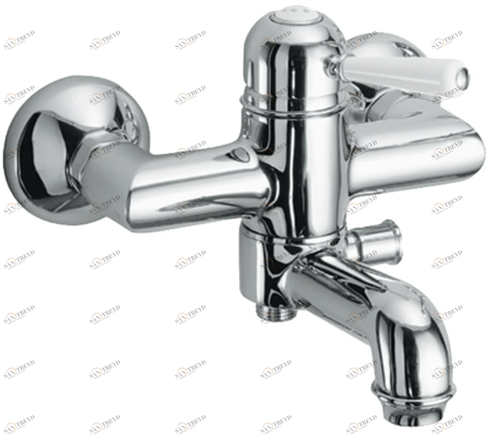 Fir Italia Смеситель для ванны настенный из латуни с переключателем Melrose 71 7133122