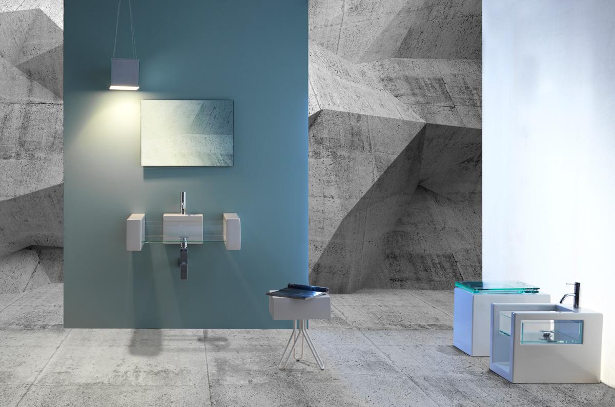 GLCEBI010 Консоль приставная для установки чаши биде GSG CERAMIC GLASS - Вид №2