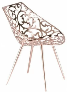 Driade Стул из нержавеющей стали с медной отделкой