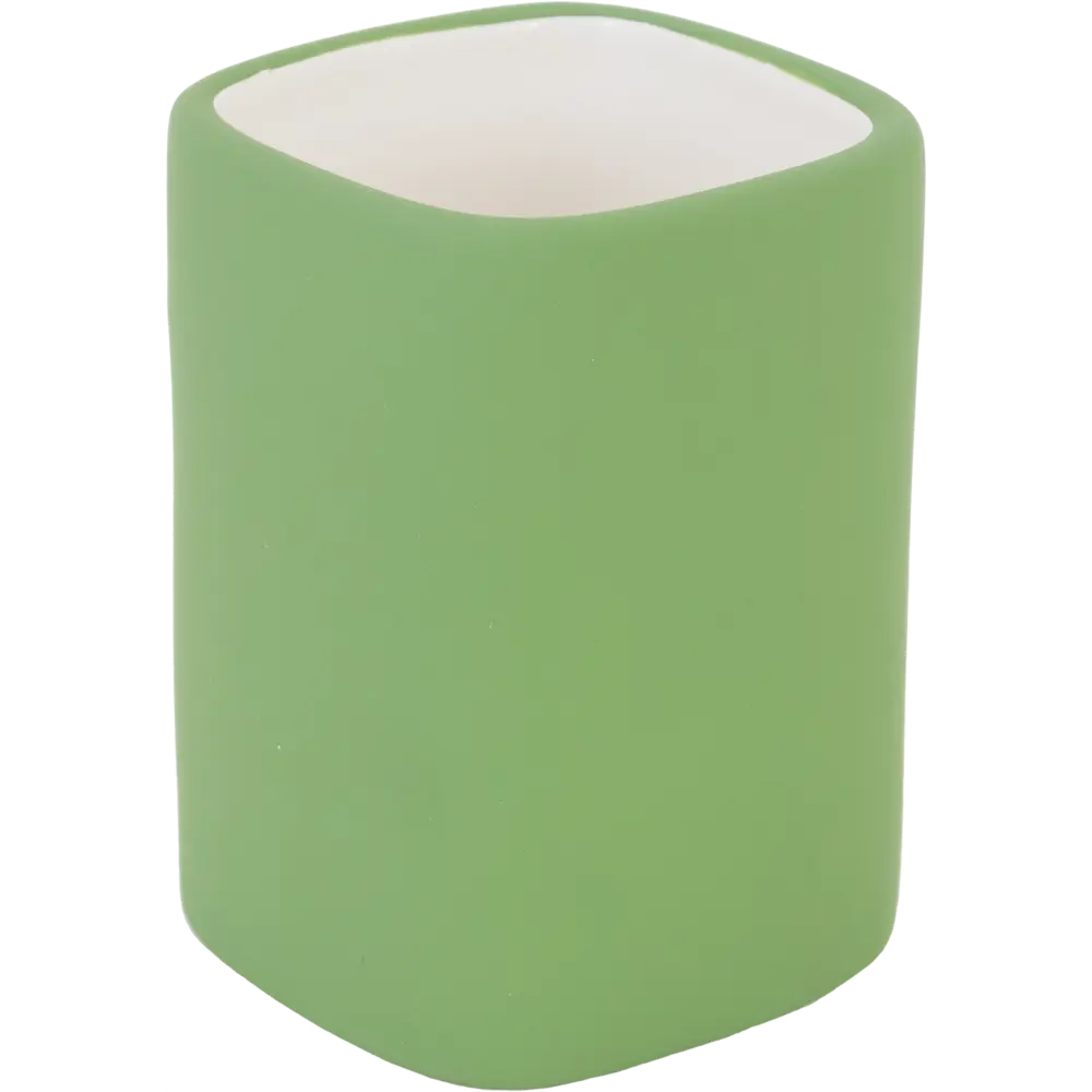 Стакан для зубных щёток Vidage Green Meadow керамика цвет зеленый 85122568 STLM-2084195 - Вид №1