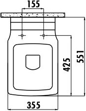 TP324-11CB00E-0000 Унитаз подвесной Creavit  - Вид №3
