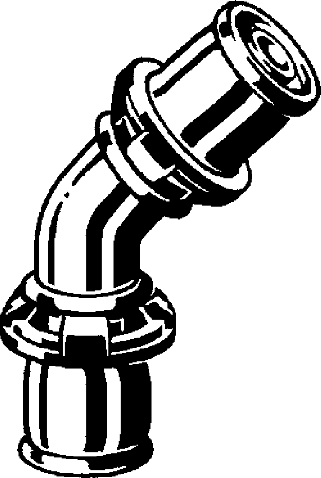 588 465 Модель 2726 Трубопроводные системы  Pexfit Pro  Угольники Santreyd  - Вид №1