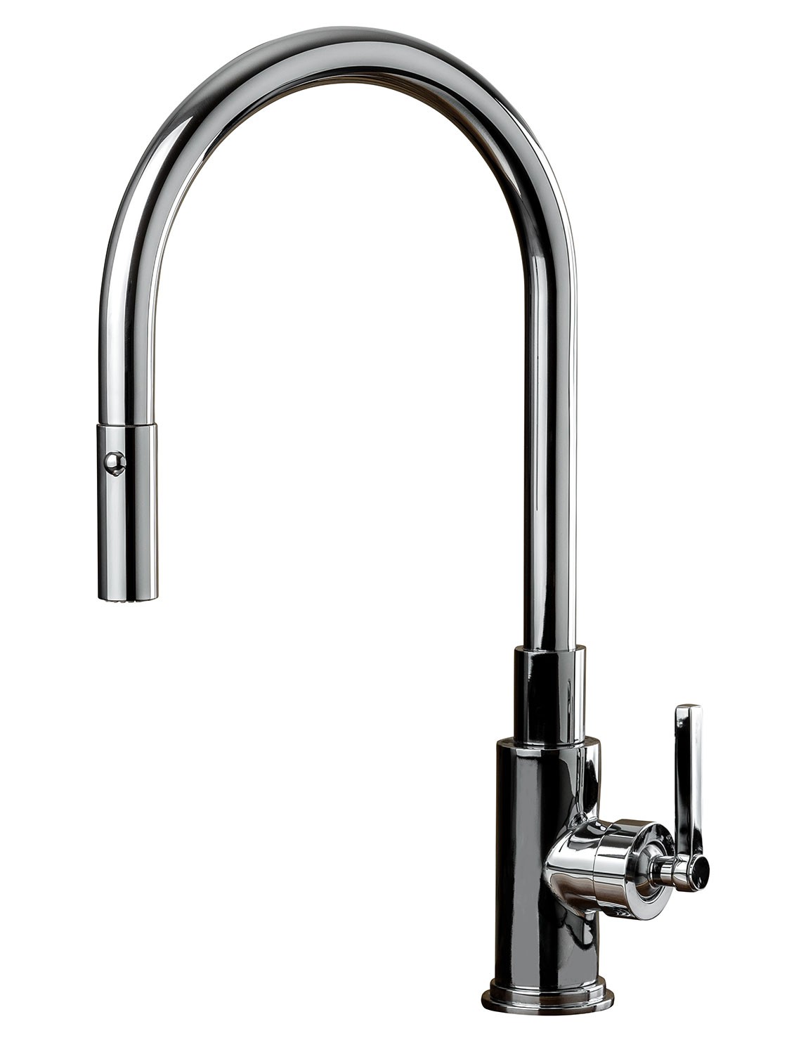 3430 Смеситель для мойки Pull-Down на одно отверстие с боковой душевой лейкой Nicolazzi Series Modern 