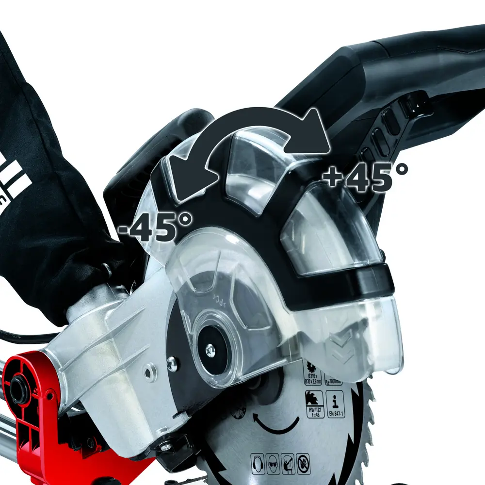 Пила торцовочная Einhell TC-SM2131, 1500 Вт, 210 мм 16697310 STLM-2165988  - Вид №1