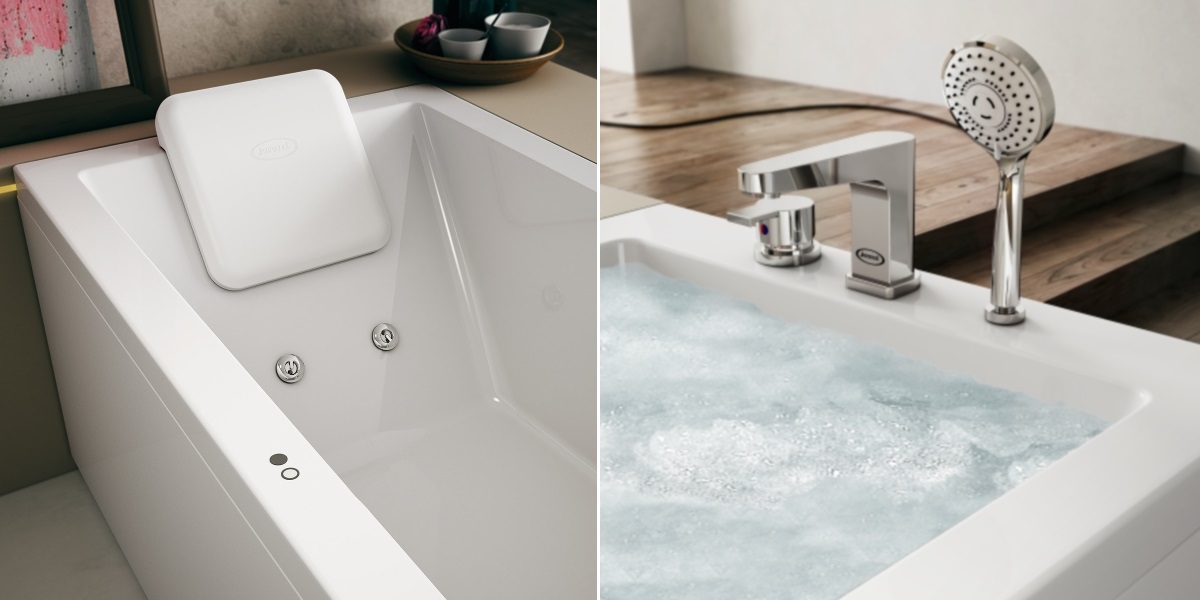 Ванна с гидромассажем "BASE" Energy 160 угловая 9443-802A Sx Jacuzzi 9443802ASX - Вид №1