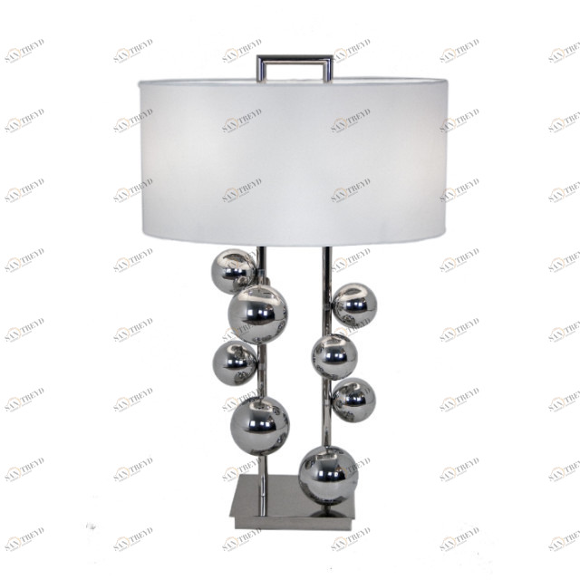 Настольная лампа Aero от RVAstley 5385 RVASTLEY ИНТЕРЬЕРНЫЕ 061773 Белый;хром 