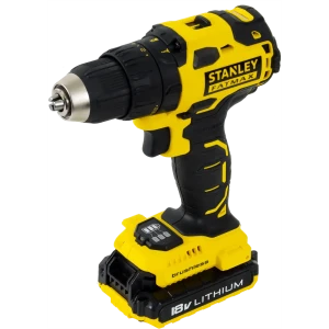 Шуруповерт бесщеточный аккумуляторный Stanley Fatmax FMC607D2, 18 Вт Li-ion 2х2 Ач
