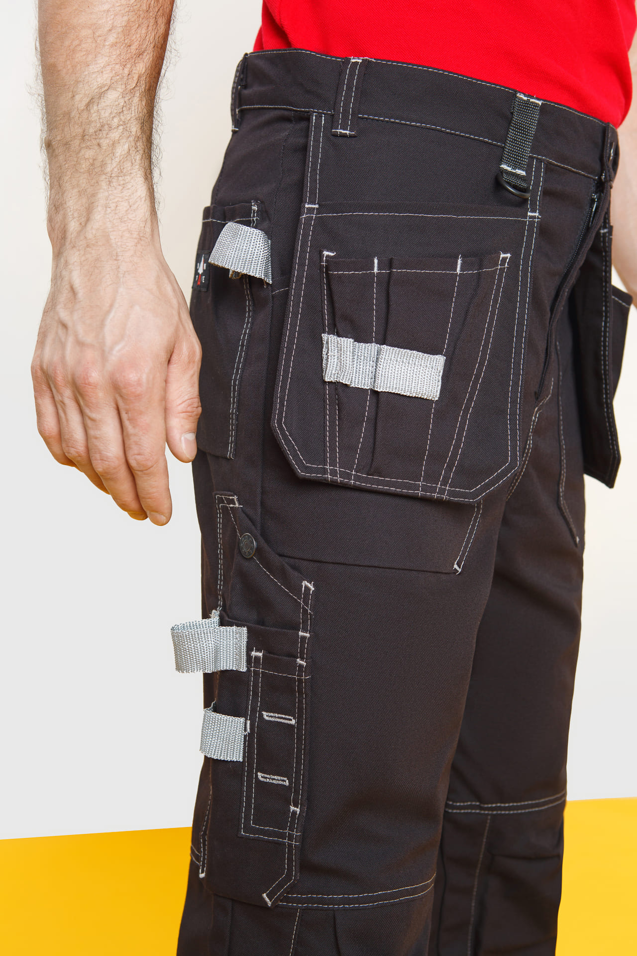 62053 Брюки  черные Union Space  Летняя спецодежда  размер 56-58/182-188  - Вид №5