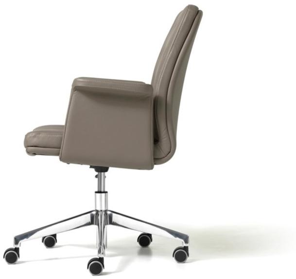 Diemme Вращающийся офисный стул из экокожи с 5 спицами на колесах Artù sun-id-1479642 - Вид №2