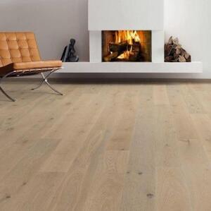 Паркетная доска Haro 4000 Series Top connect Песочно-коричневый выбеленный Саваж 529087 Дуб Рустик с брашью (Текстурированная) 2200х180 мм.