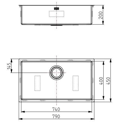 Мойка Alveus Quadrix Monarch 60 1117478 - Вид №4
