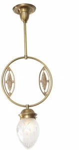 Patinas Lighting Подвесной светильник ручной работы из латуни Pannon