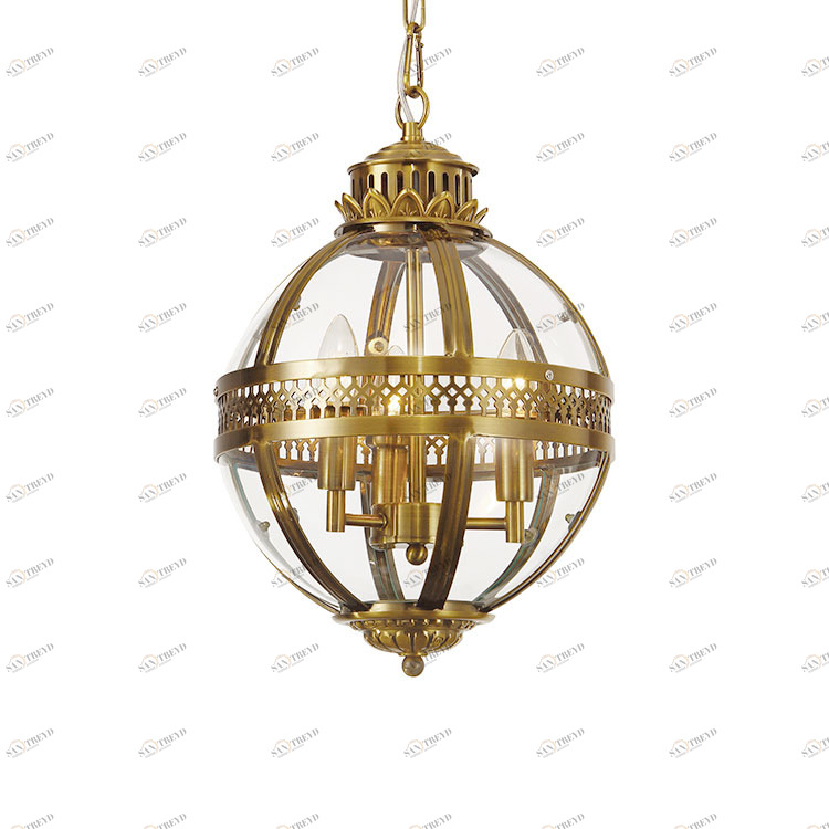 Подвесной светильник Residential 3 brass от Delight Collection KM0115P-3S brass DELIGHT COLLECTION ДИЗАЙНЕРСКИЕ 243642 Прозрачный;латунь 