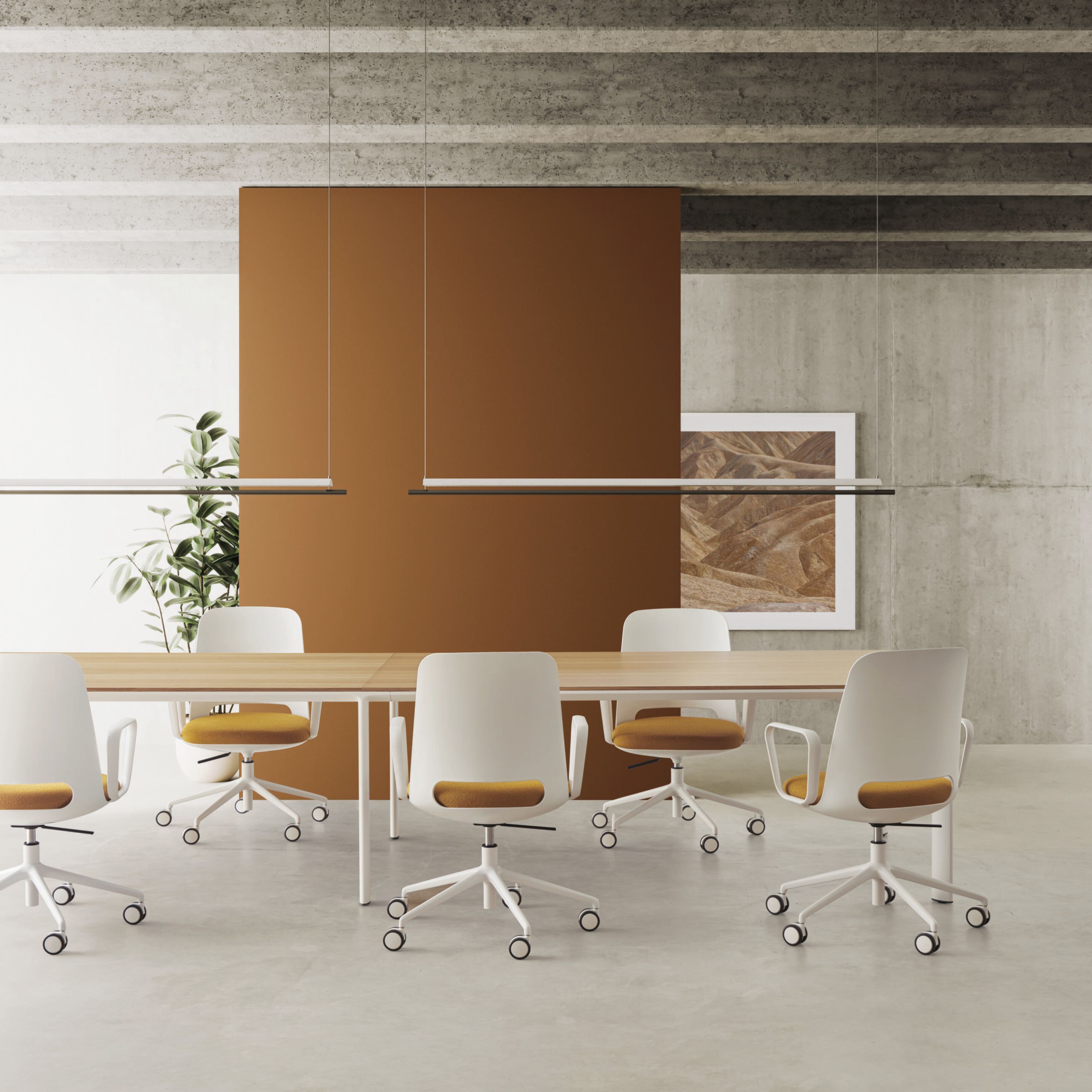 5 спиц подлокотник ткань поворотный операционный стул офис INCLASS Orus ARCH-00029083 - Вид №5