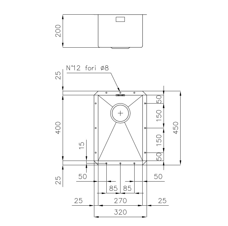 1202850 Мойка Quadra 1202850 Fosterspa  - Вид №1