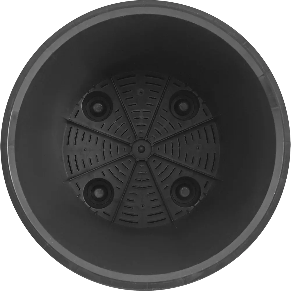 83994170 Кашпо Idi land London ø33 h30.5 см v16 л пластик серый STLM-0045969 - Вид №1