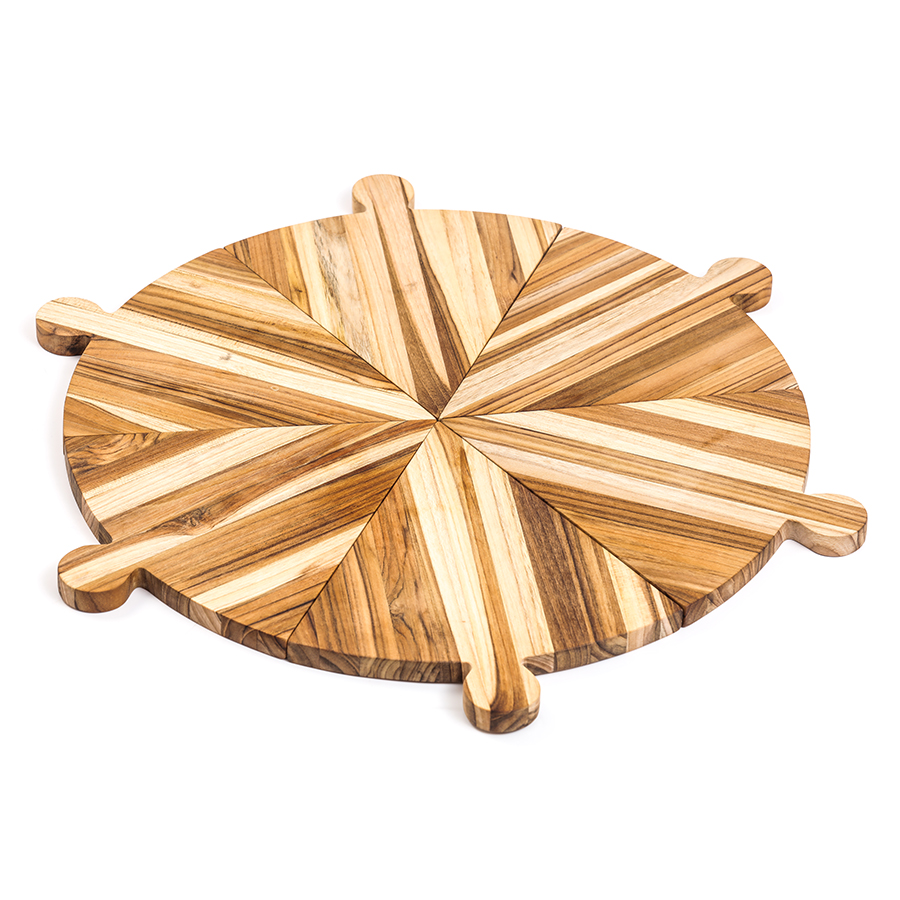 TH902 Доска сервировочная specialty круглая разборная 42 см TEAKHAUS  - Вид №6
