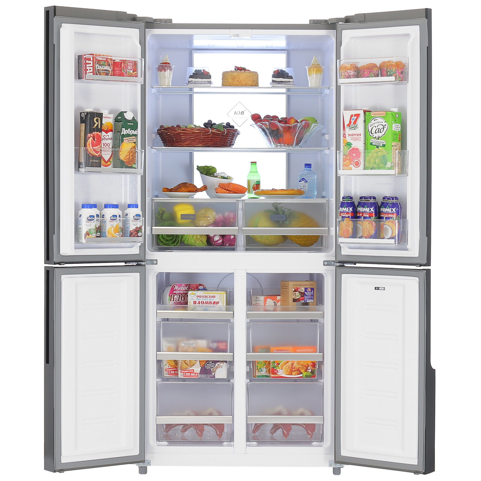 5099640 Холодильник многодверный   DEXP MCr4-43AKA синий STDN-0051718 - Вид №5