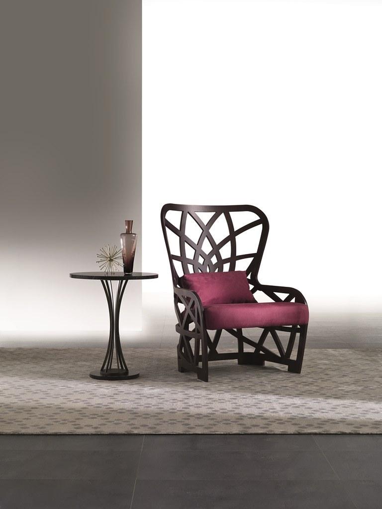 Carpanelli Кресло из дерева с высокой спинкой Optical skin Po70 - Вид №1