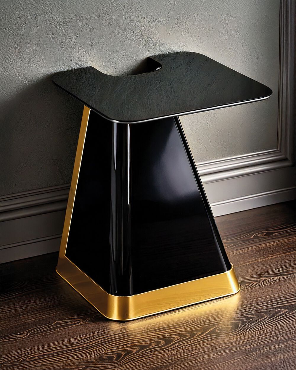 Высокий стальной журнальный столик Vela Arredamenti ALTEA ARCH-00116372 - Вид №1