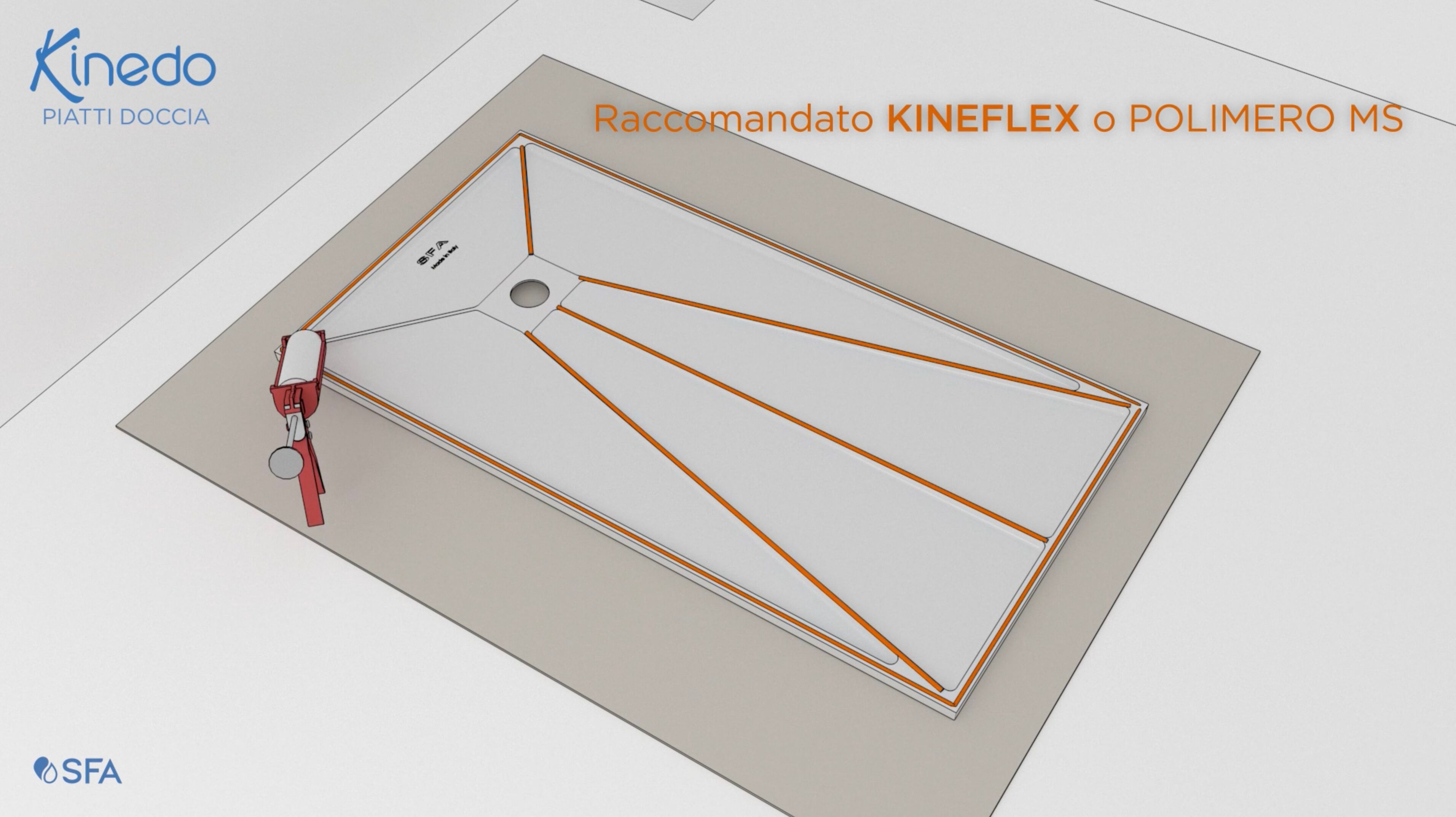 Устойчивый к плесени клейкий герметик Kinedo KINEFLEX ARCH-00107643 - Вид №1