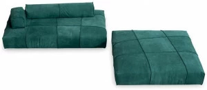 BAXTER Секционный модульный кожаный диван Panama bold